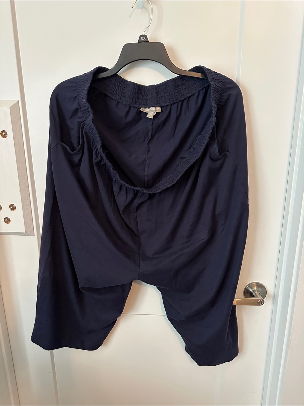 Woman Within Navy Scoop-Neck Tunic Top